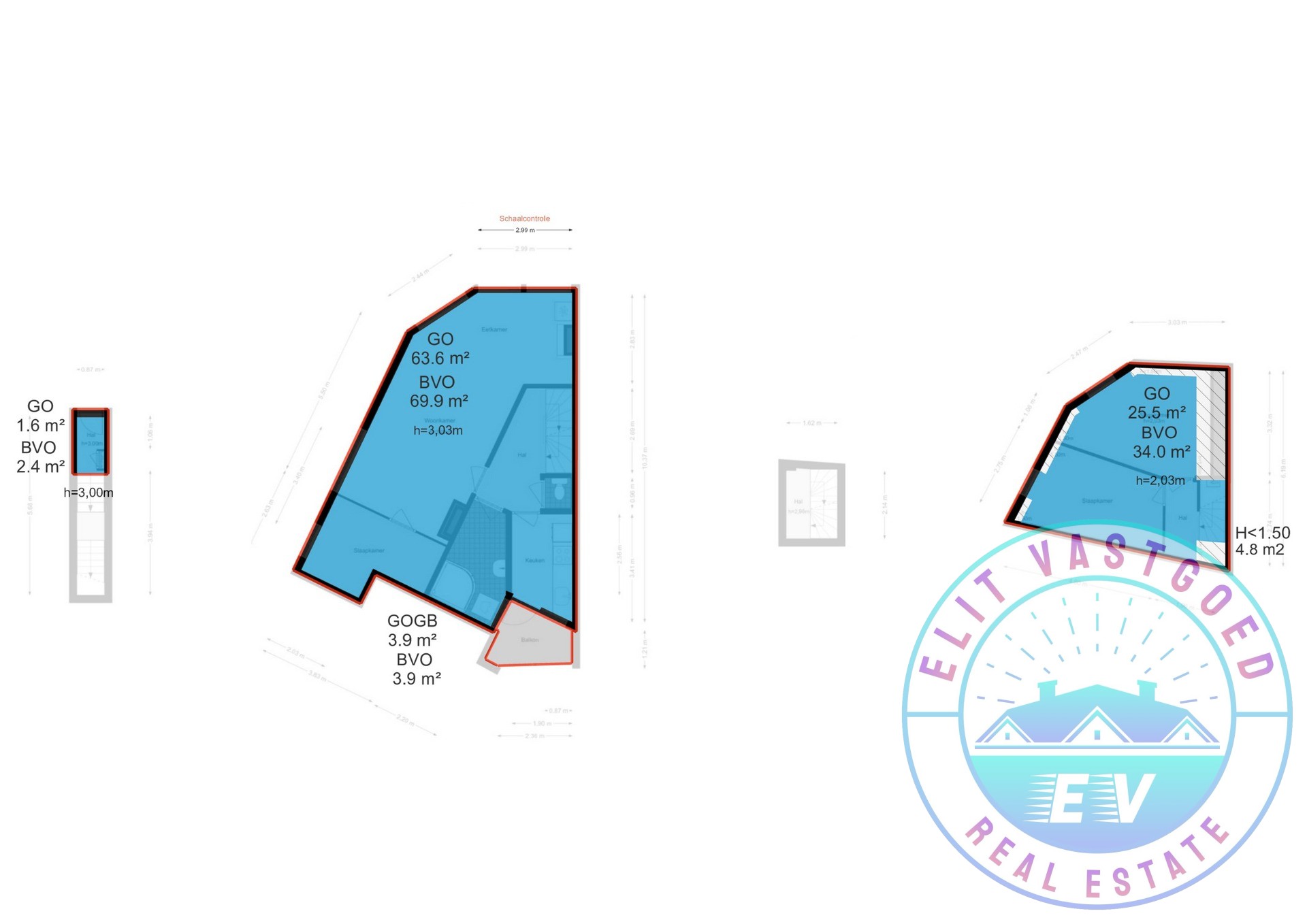 Paul Krugerlaan 116 – ‘s-Gravenhage – NEN plattegrond – 2D