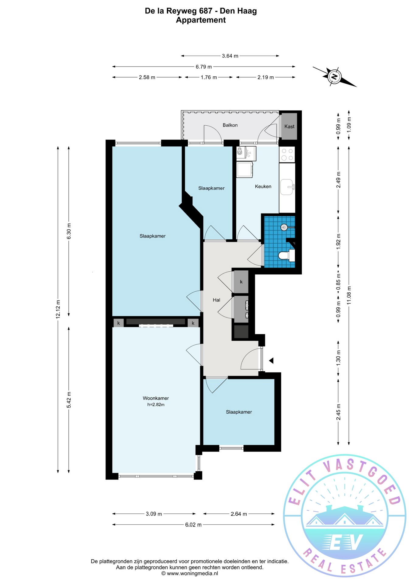 De la Reyweg 687 – Den Haag – Appartement – 2D